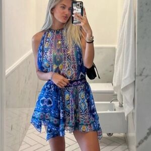 🆕️ Zara Asymetrical Pattern Flowy Skirt